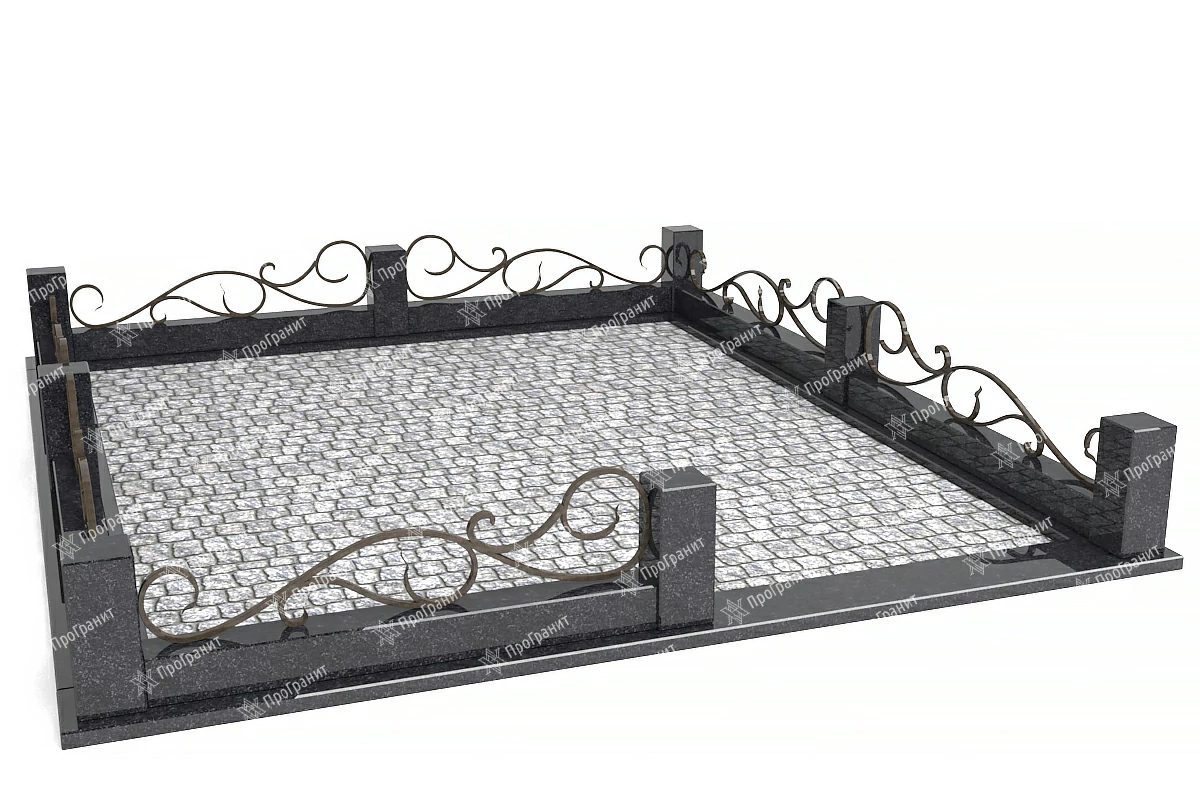 Кованая ограда КО 10