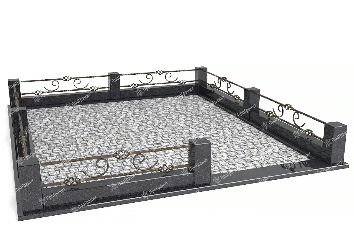 Кованая ограда КО 2