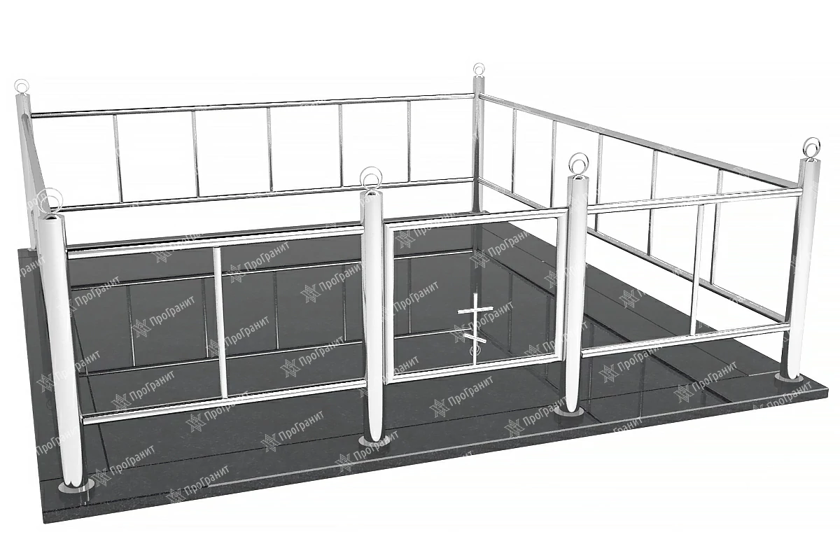 Ограда из нержавеющей стали НС 1