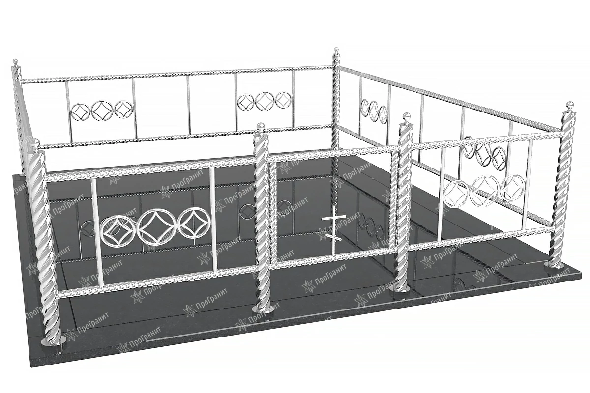 Ограда из нержавеющей стали НС 10