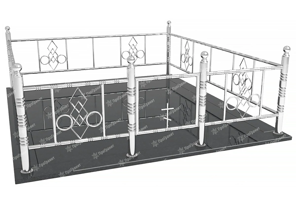 Гранитные ограды на могилу