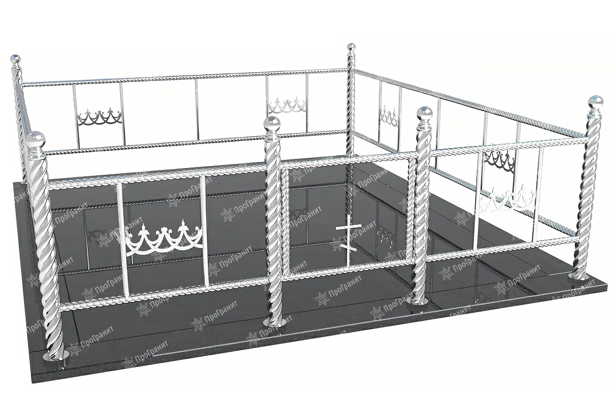 Ограда из нержавеющей стали НС 15