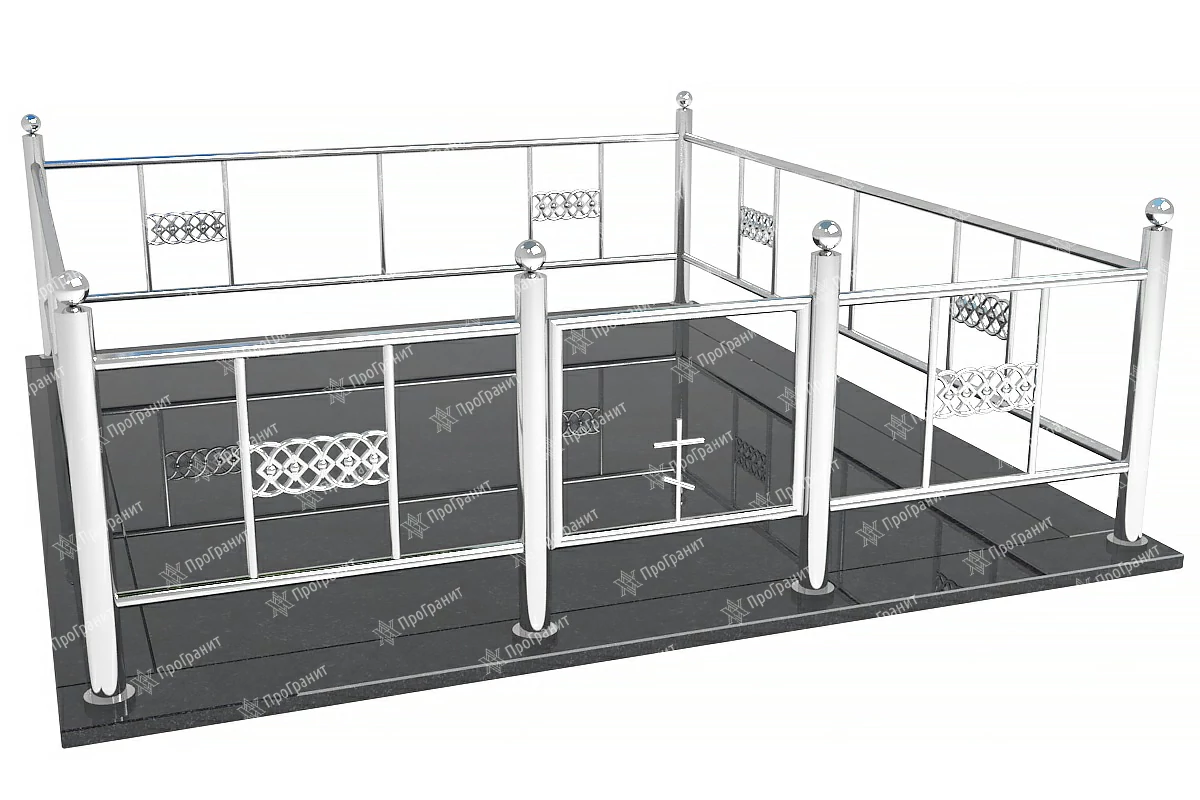 Ограда из нержавеющей стали НС 16