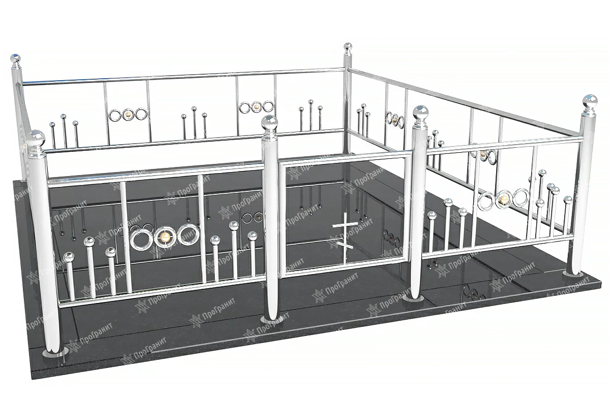 Ограда из нержавеющей стали НС 17