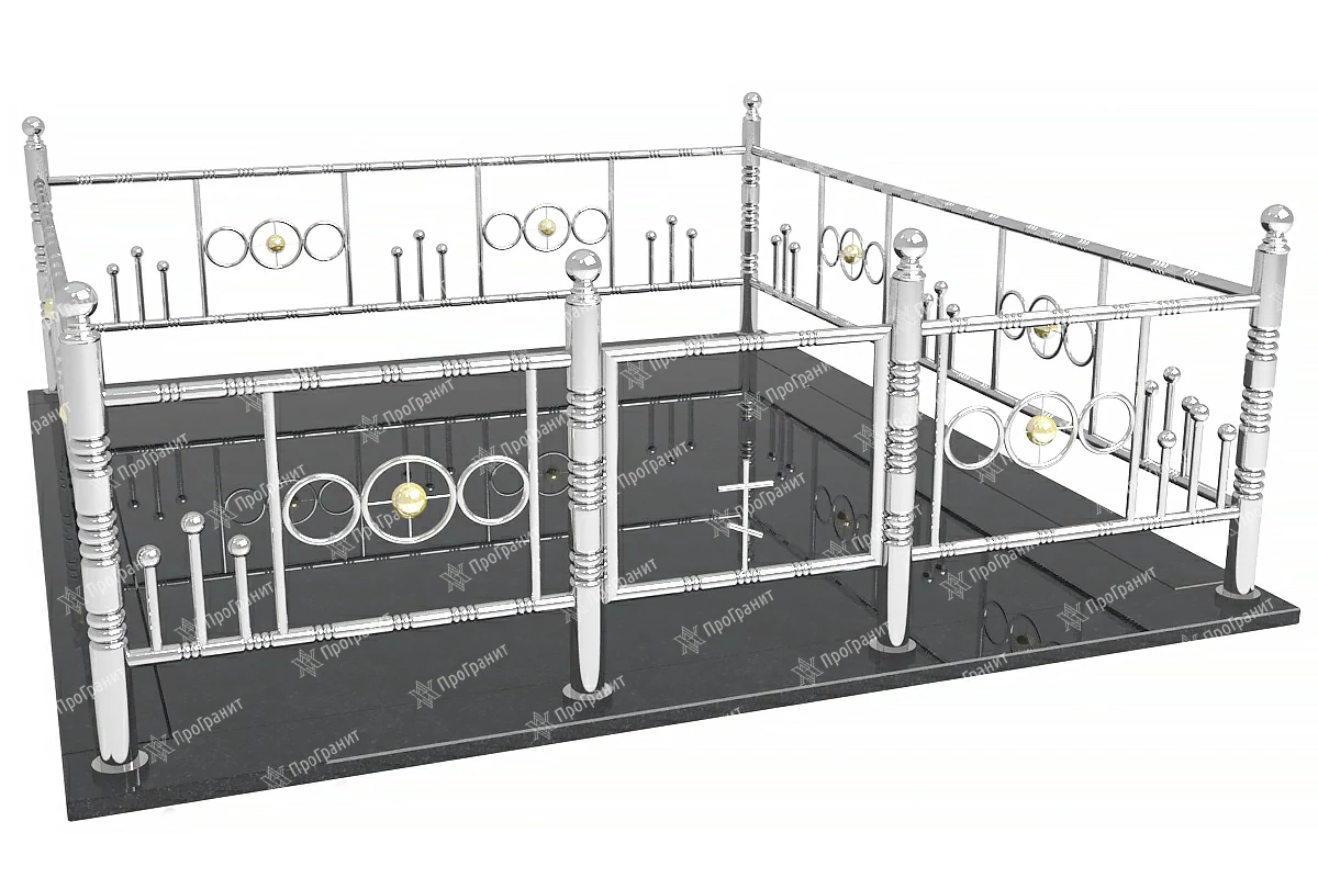 Ограда из нержавеющей стали НС 18