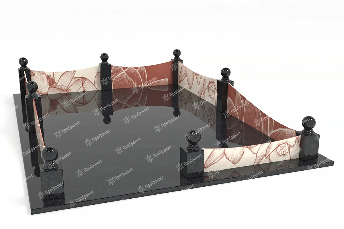 Ограда из стекла ОС 9