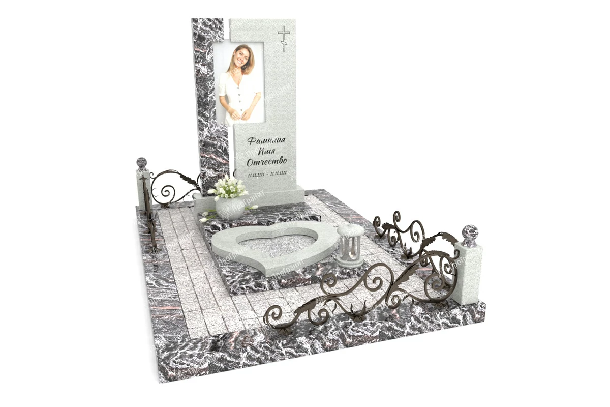 Памятник из стекла С27 купить в Минске