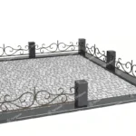 Кованая ограда КО 4