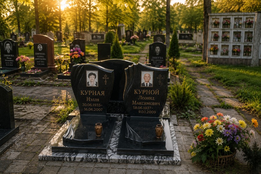 семейные памятники из гранита